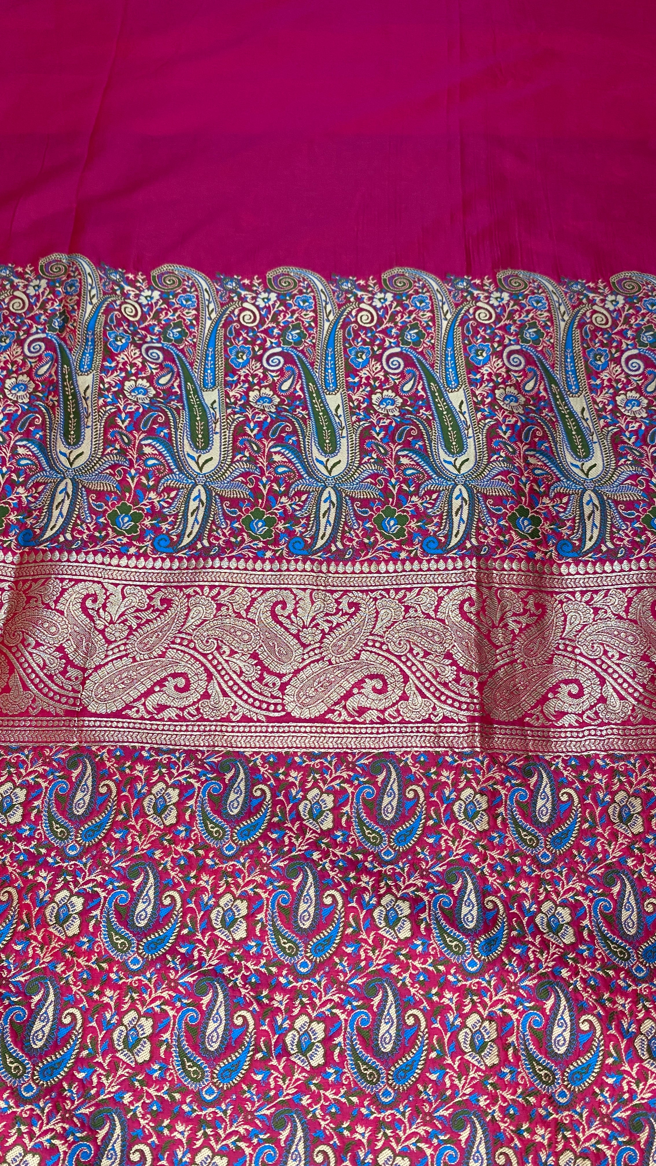 Pushpa Raga Banarasi Silk Saree
