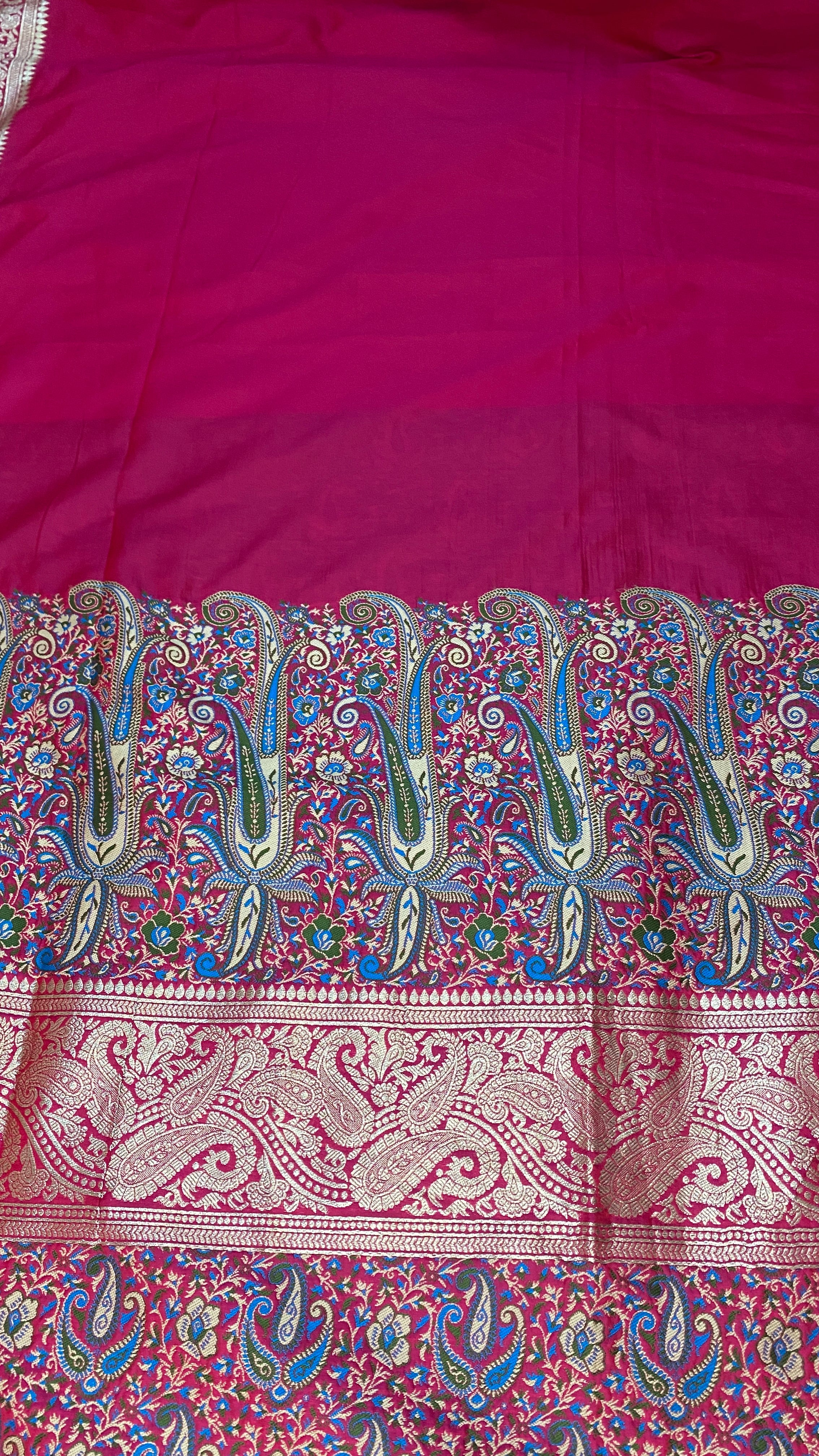 Pushpa Raga Banarasi Silk Saree