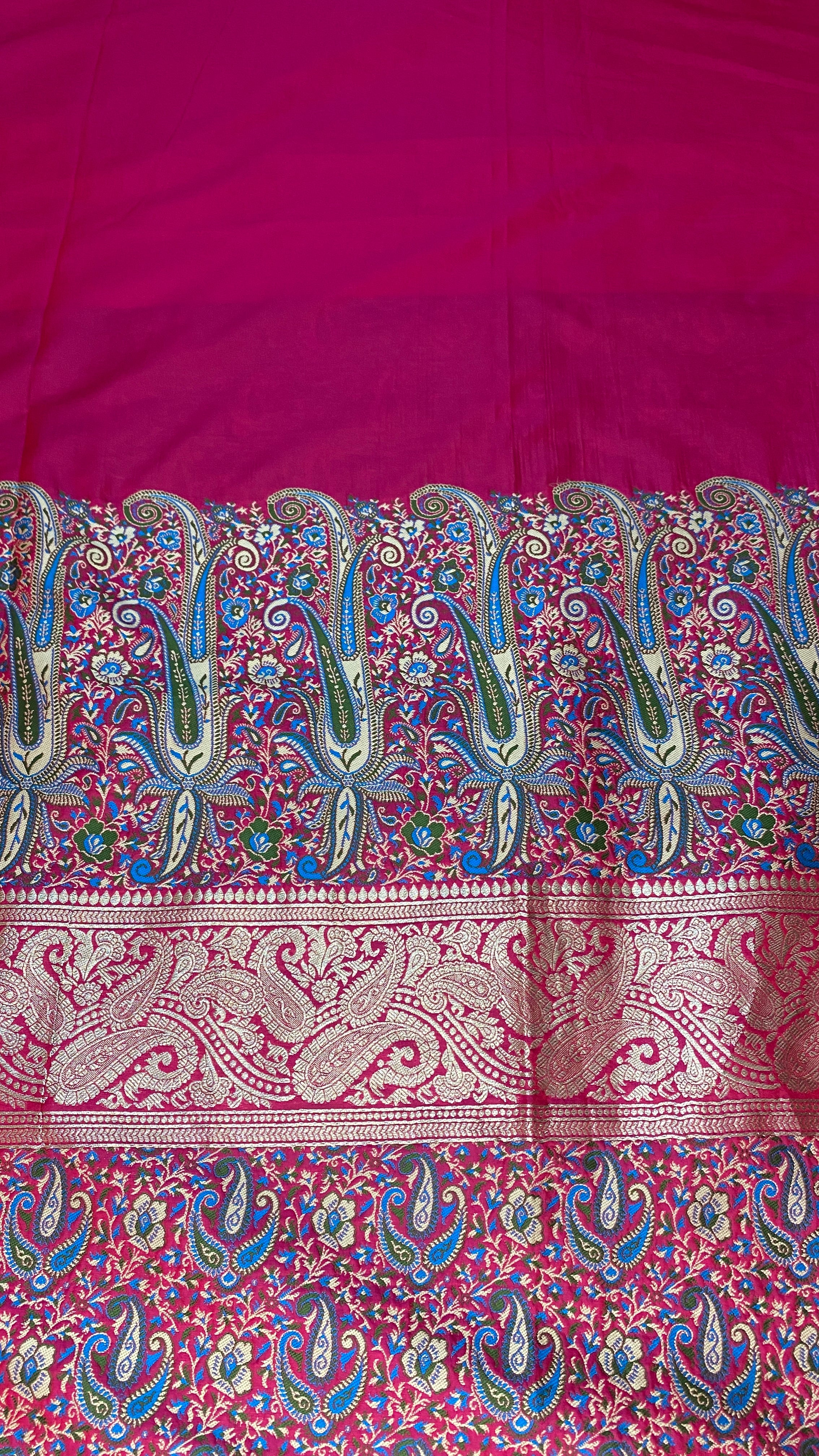 Pushpa Raga Banarasi Silk Saree