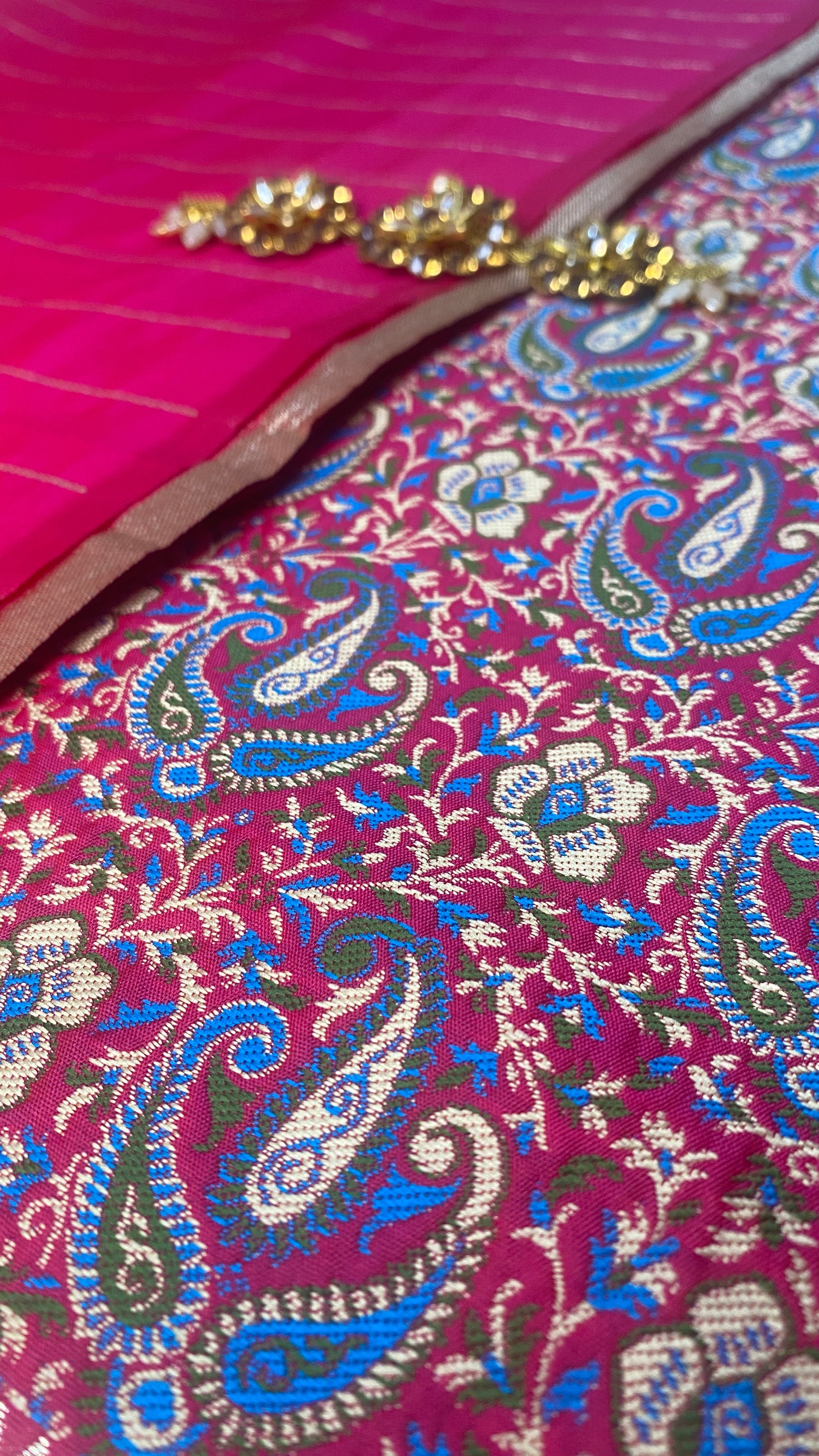 Pushpa Raga Banarasi Silk Saree