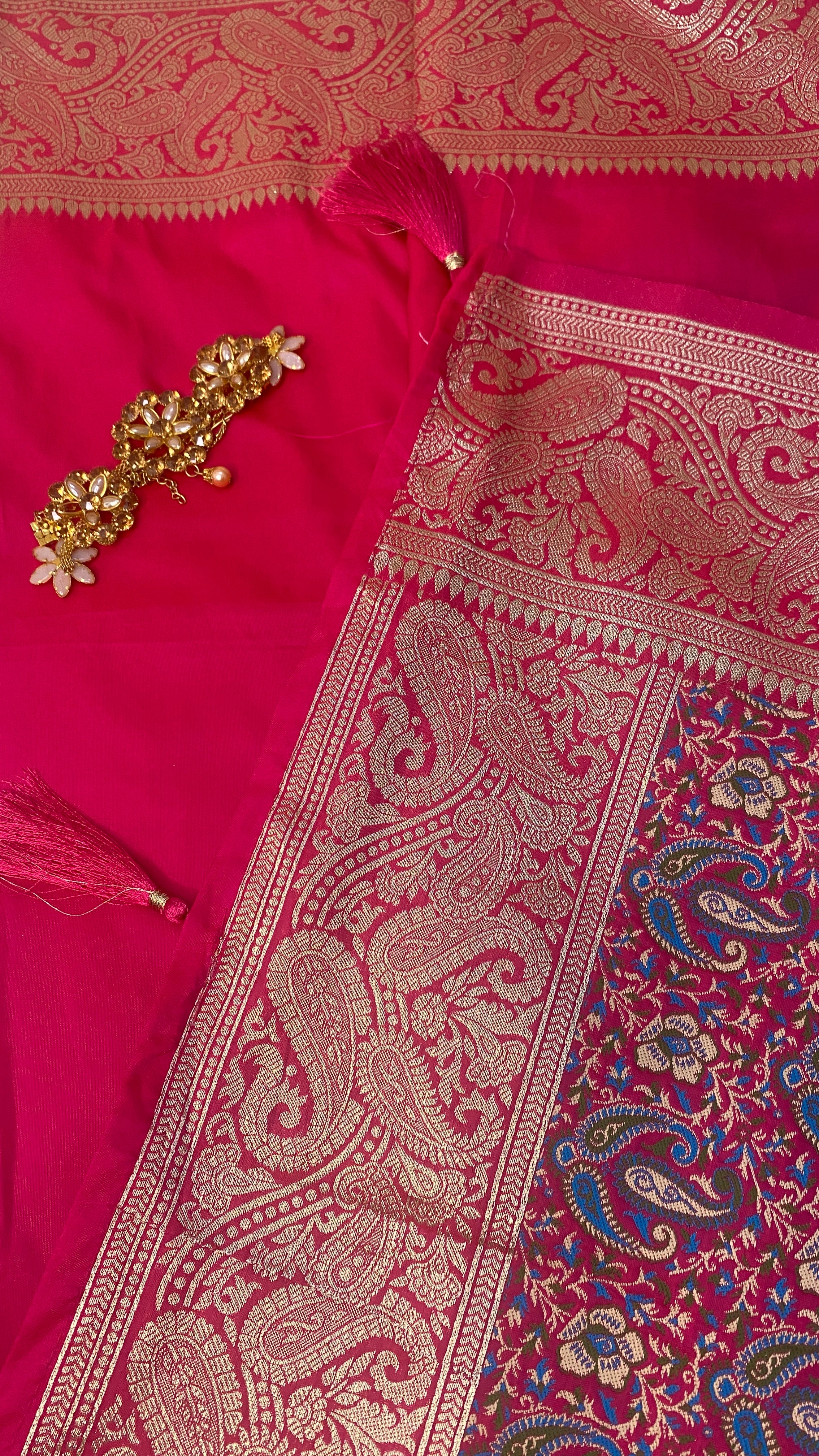 Pushpa Raga Banarasi Silk Saree