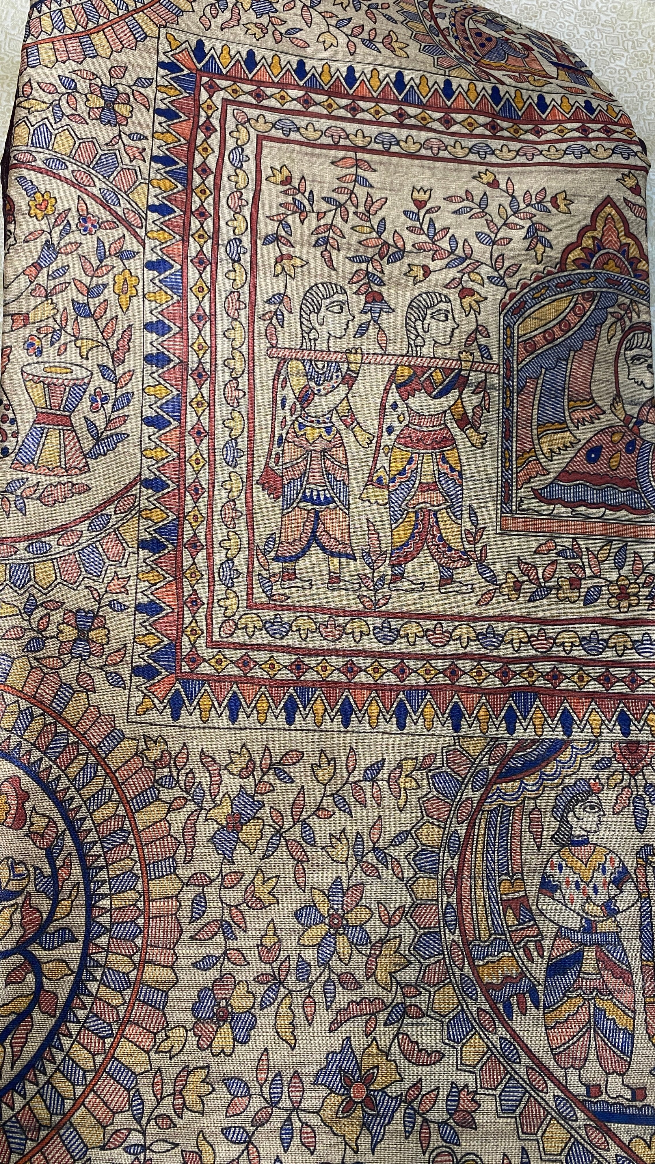 Madhuban Rekha Bhagalpuri Silk Saree