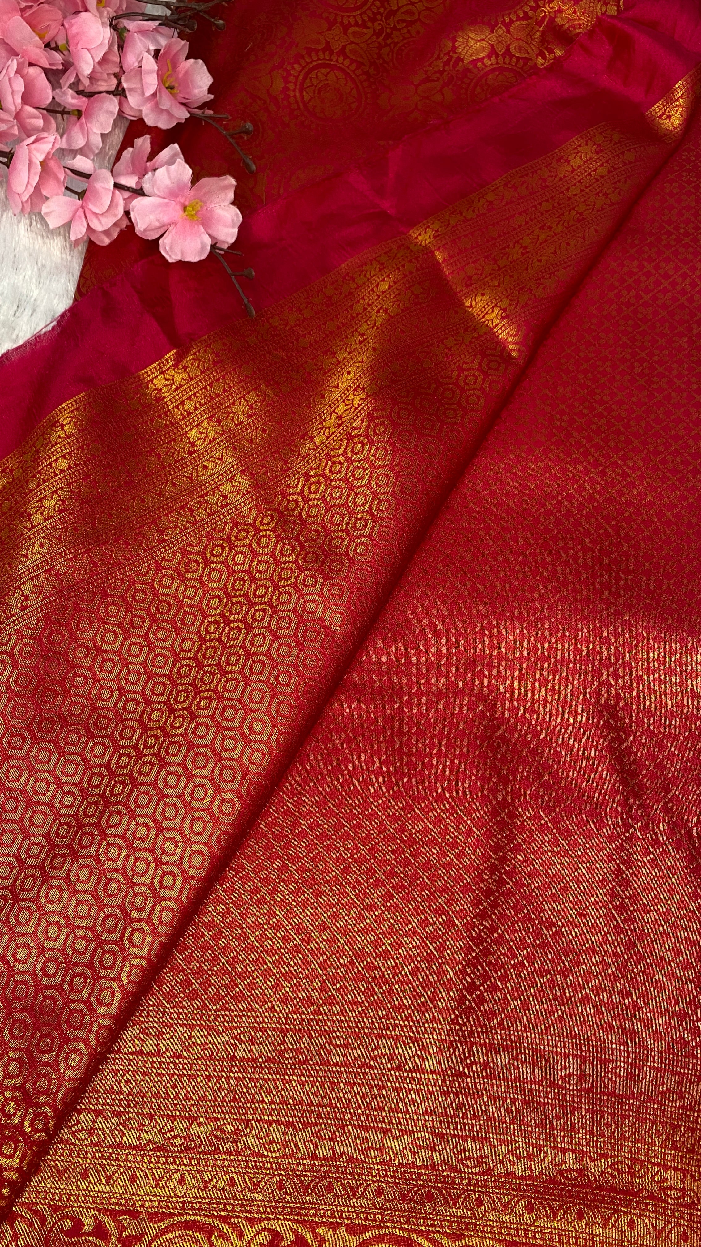 Ananta Roja Kanjivaram Saree