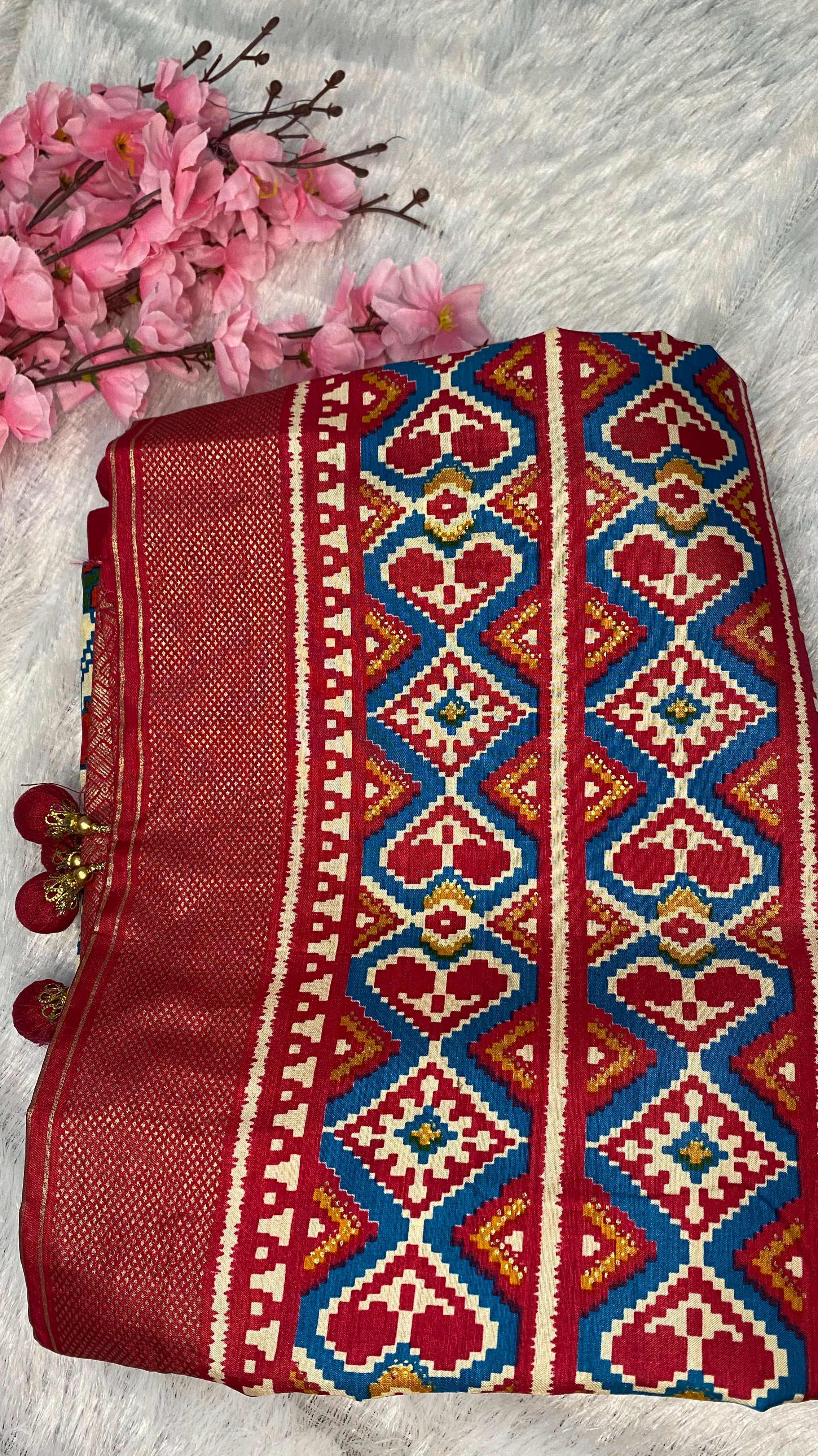 Rajrang Patola Silk Saree