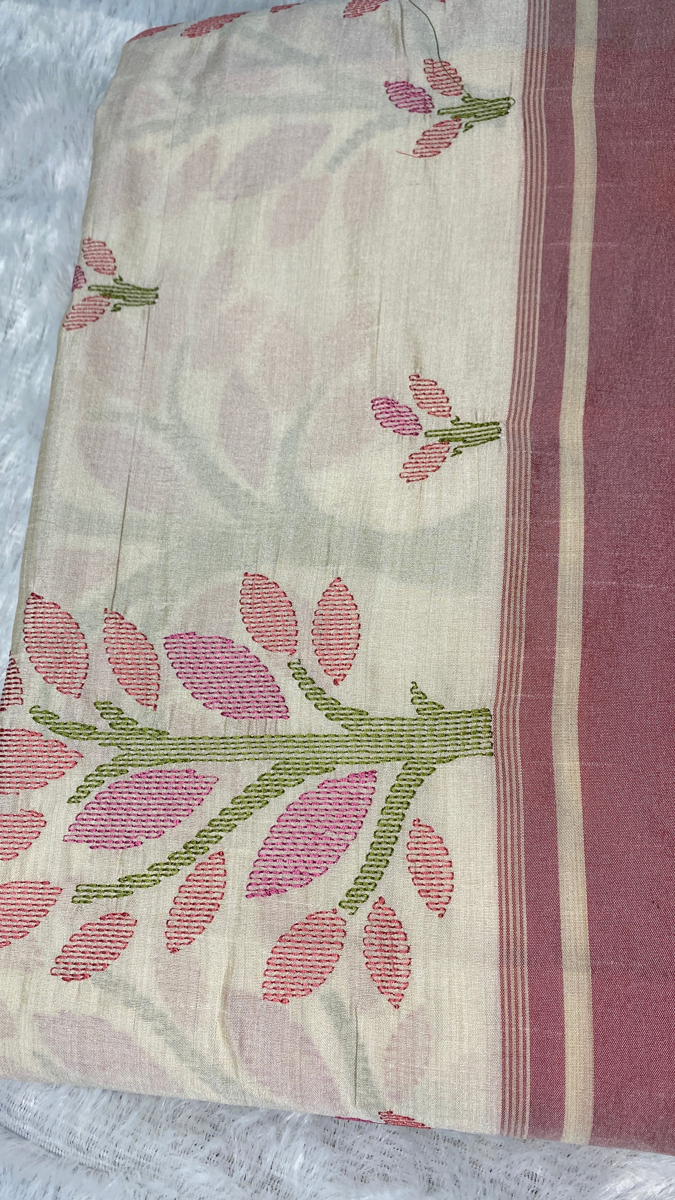 Kusum Bela Chanderi Silk Saree