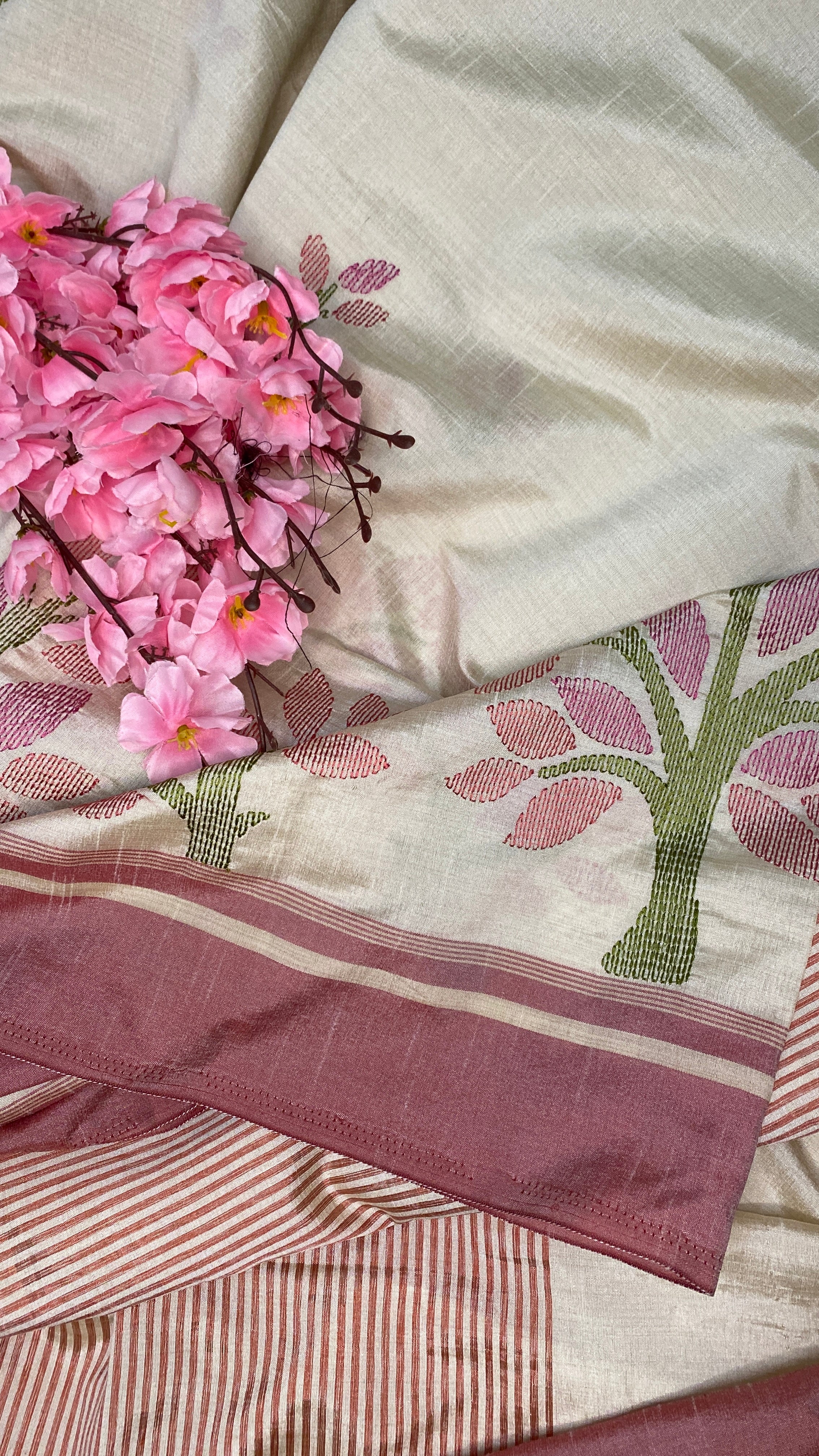 Kusum Bela Chanderi Silk Saree