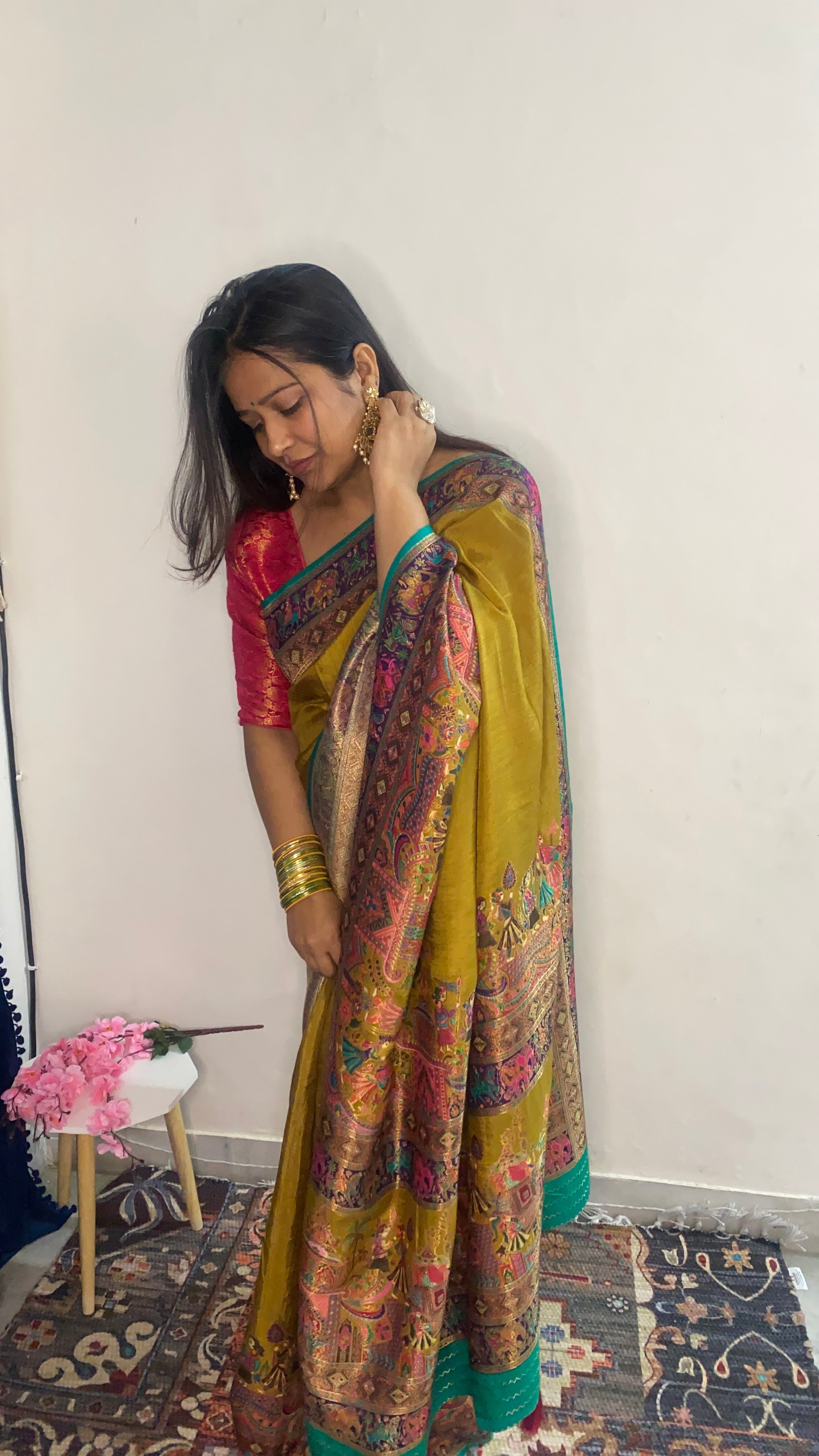 Rang Mahal Raw Silk Saree