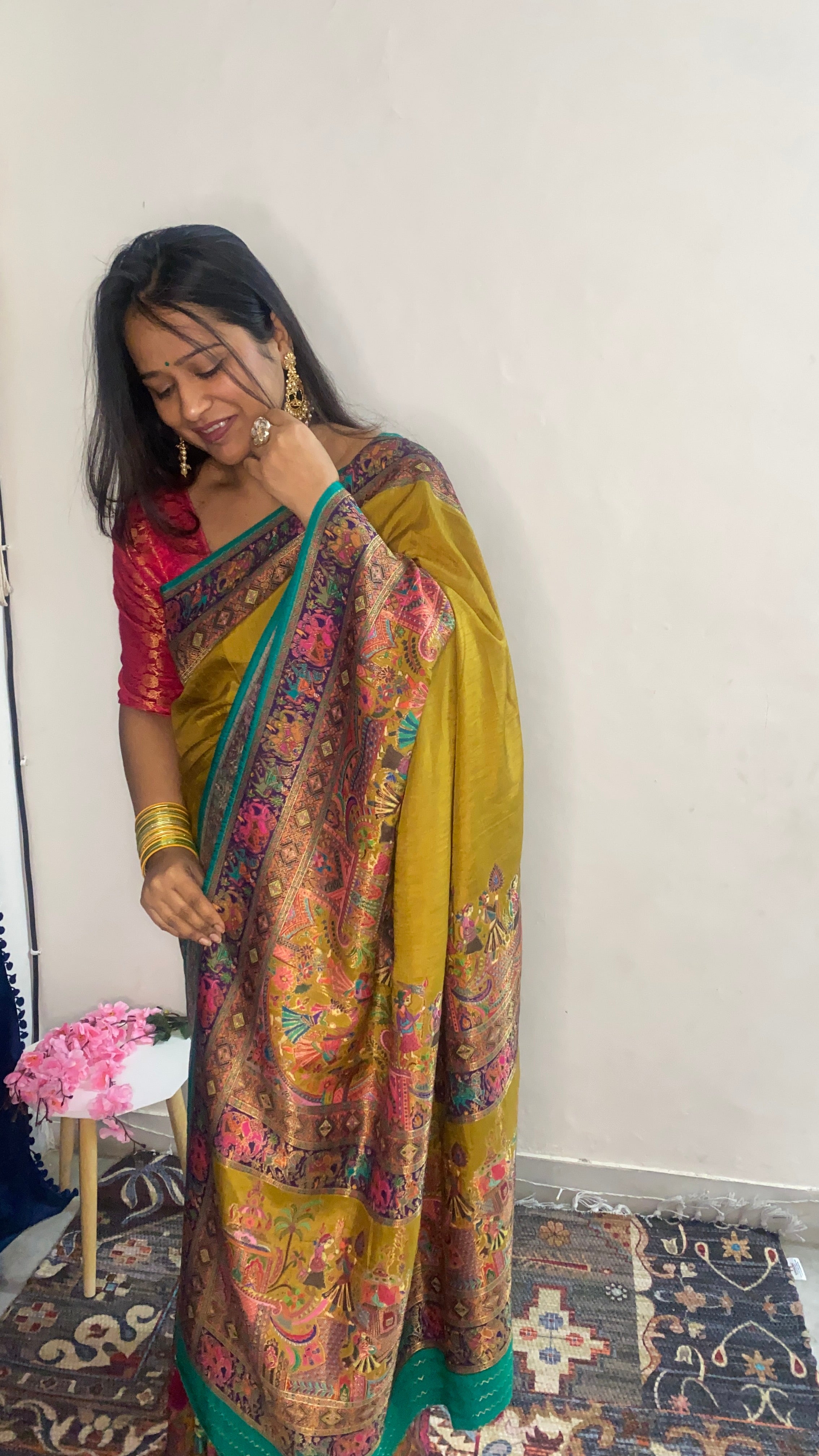 Rang Mahal Raw Silk Saree