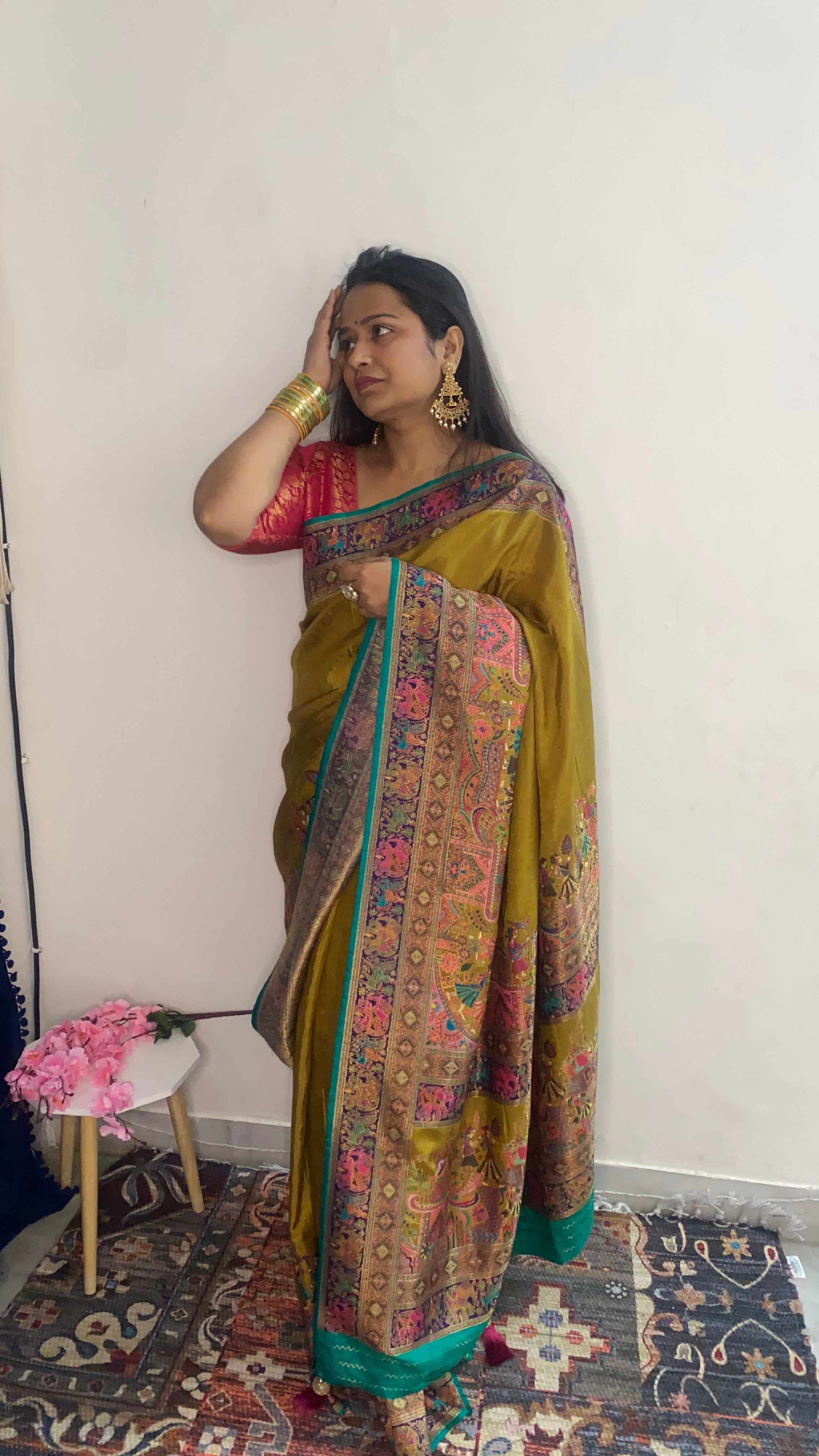 Rang Mahal Raw Silk Saree