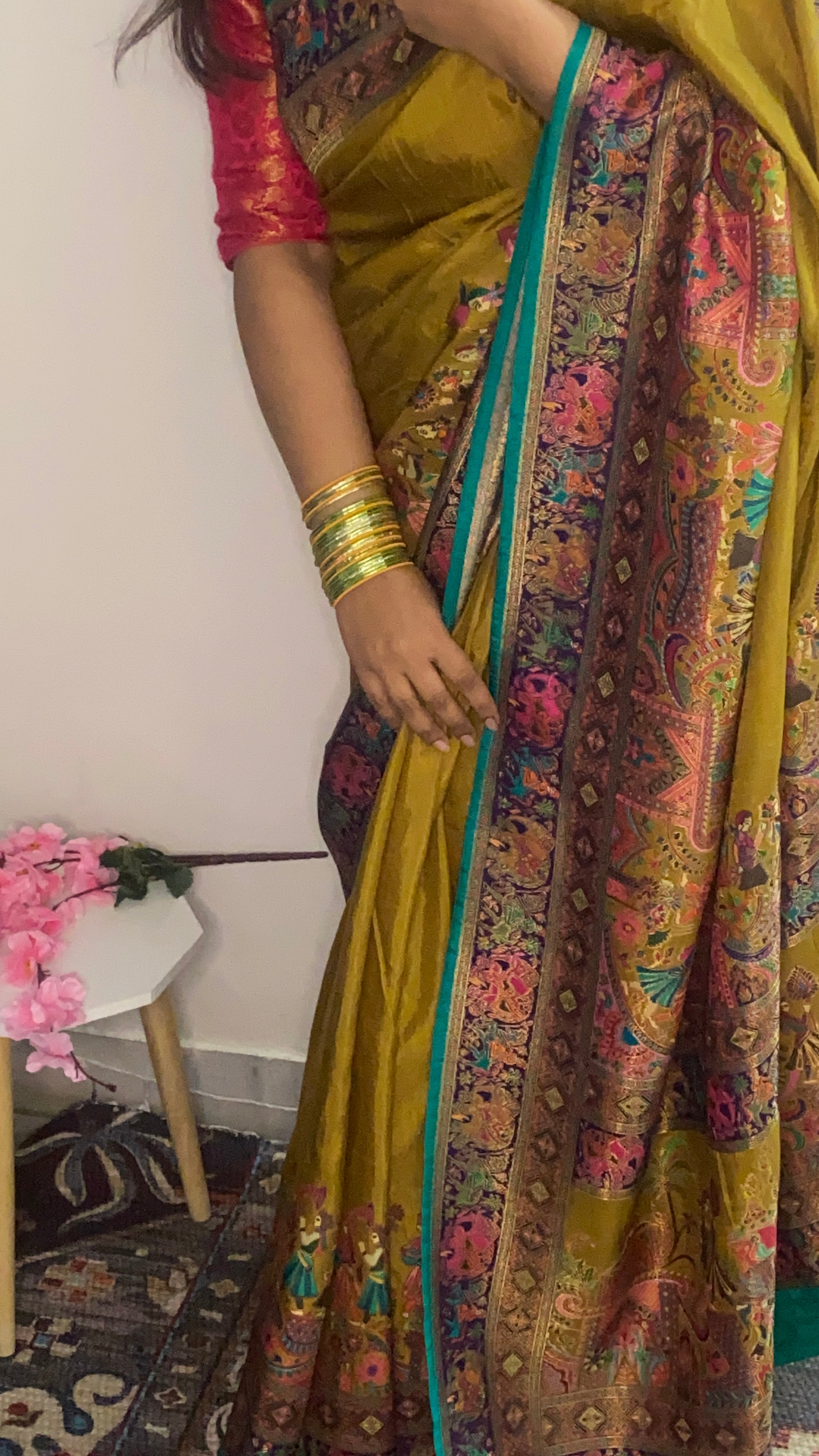 Rang Mahal Raw Silk Saree