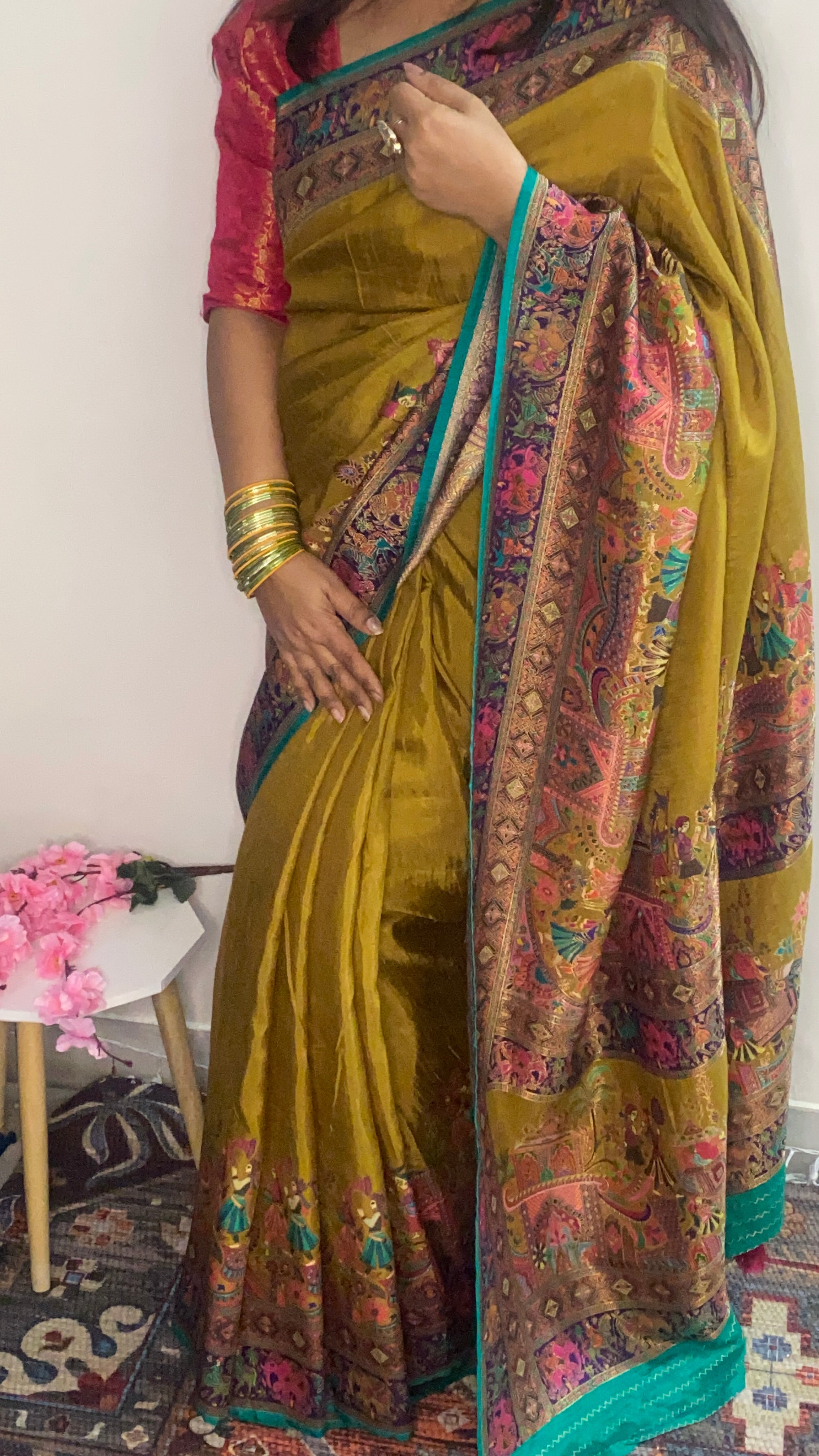 Rang Mahal Raw Silk Saree