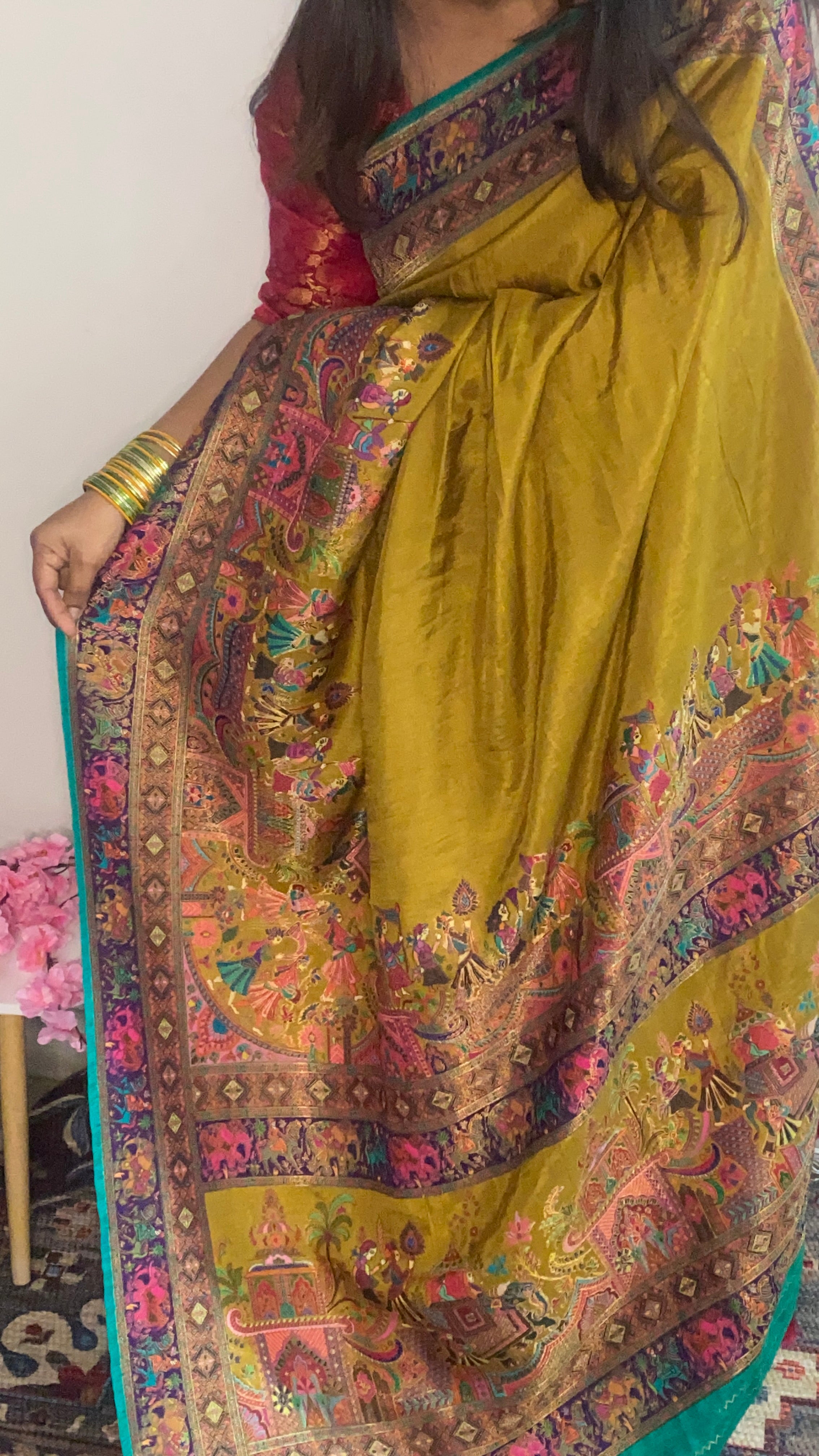 Rang Mahal Raw Silk Saree