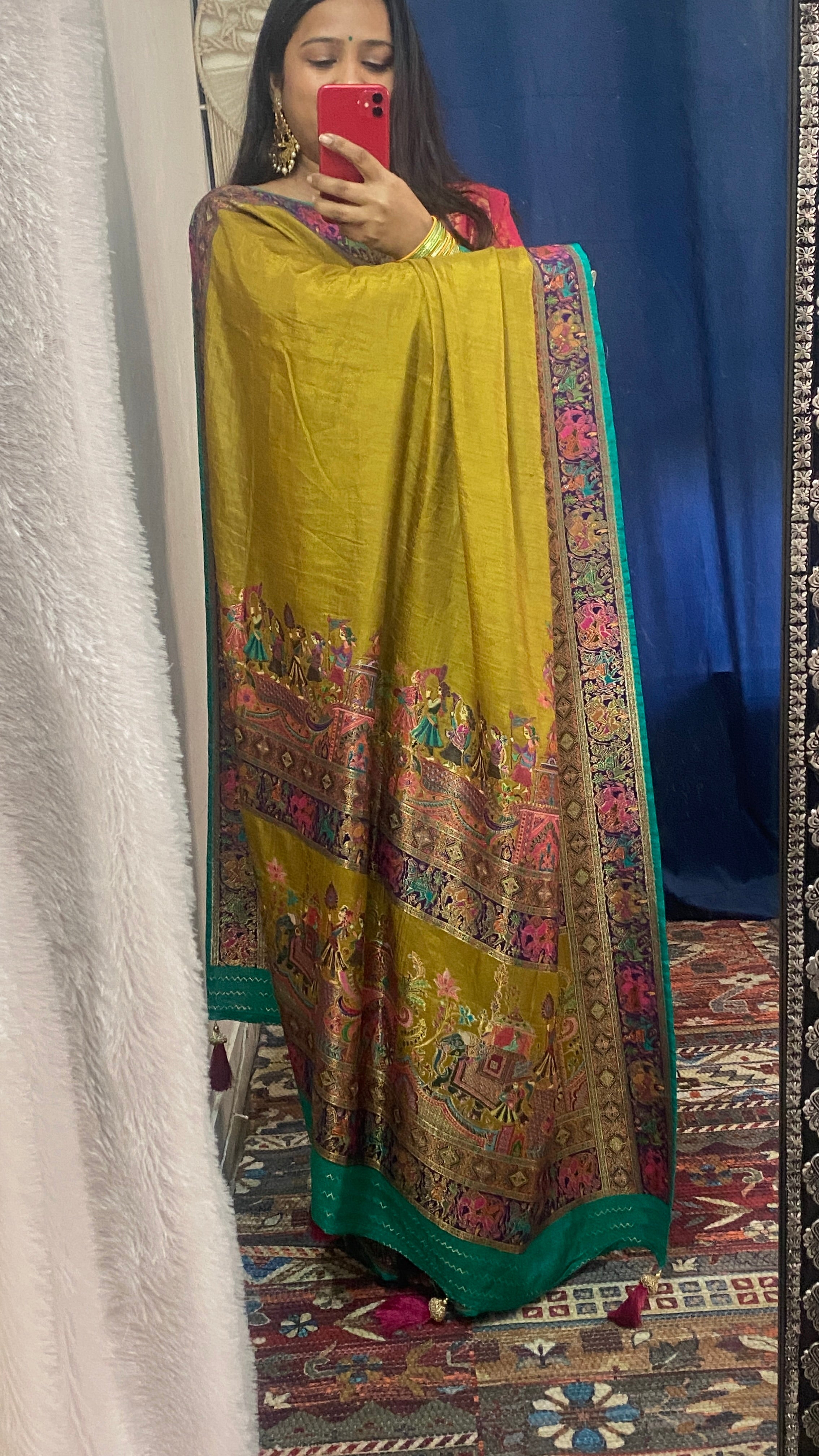 Rang Mahal Raw Silk Saree