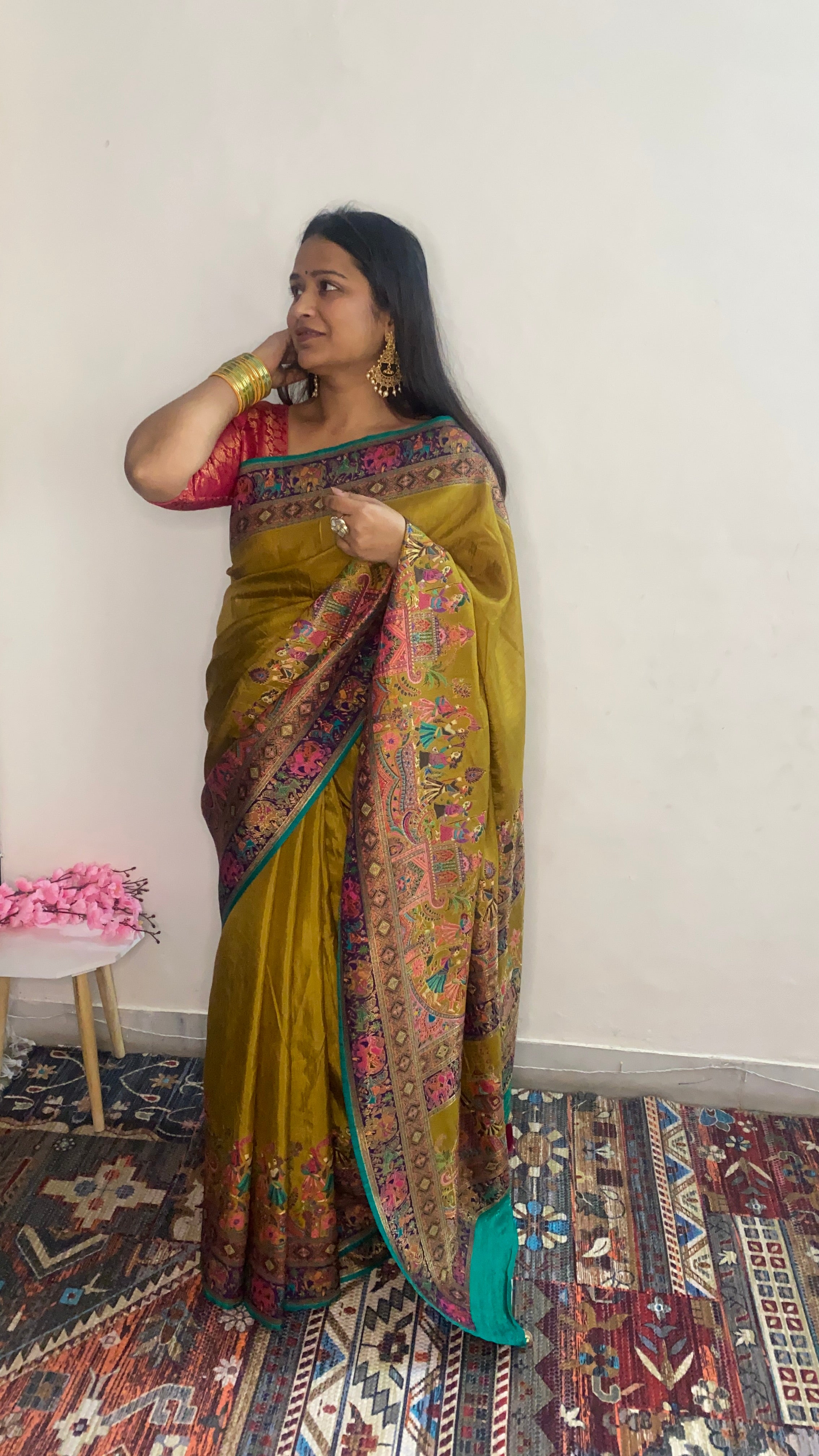 Rang Mahal Raw Silk Saree