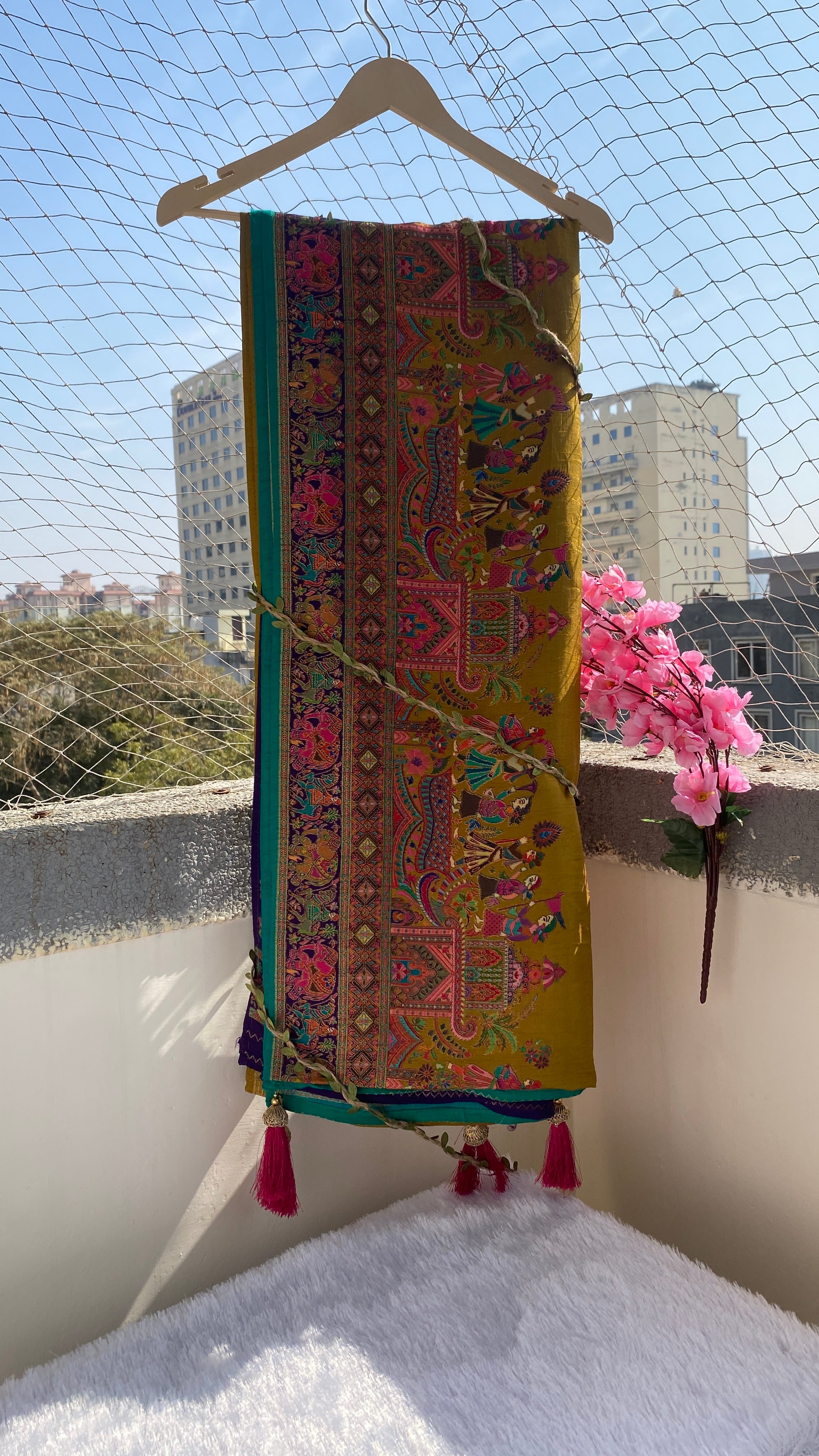 Rang Mahal Raw Silk Saree