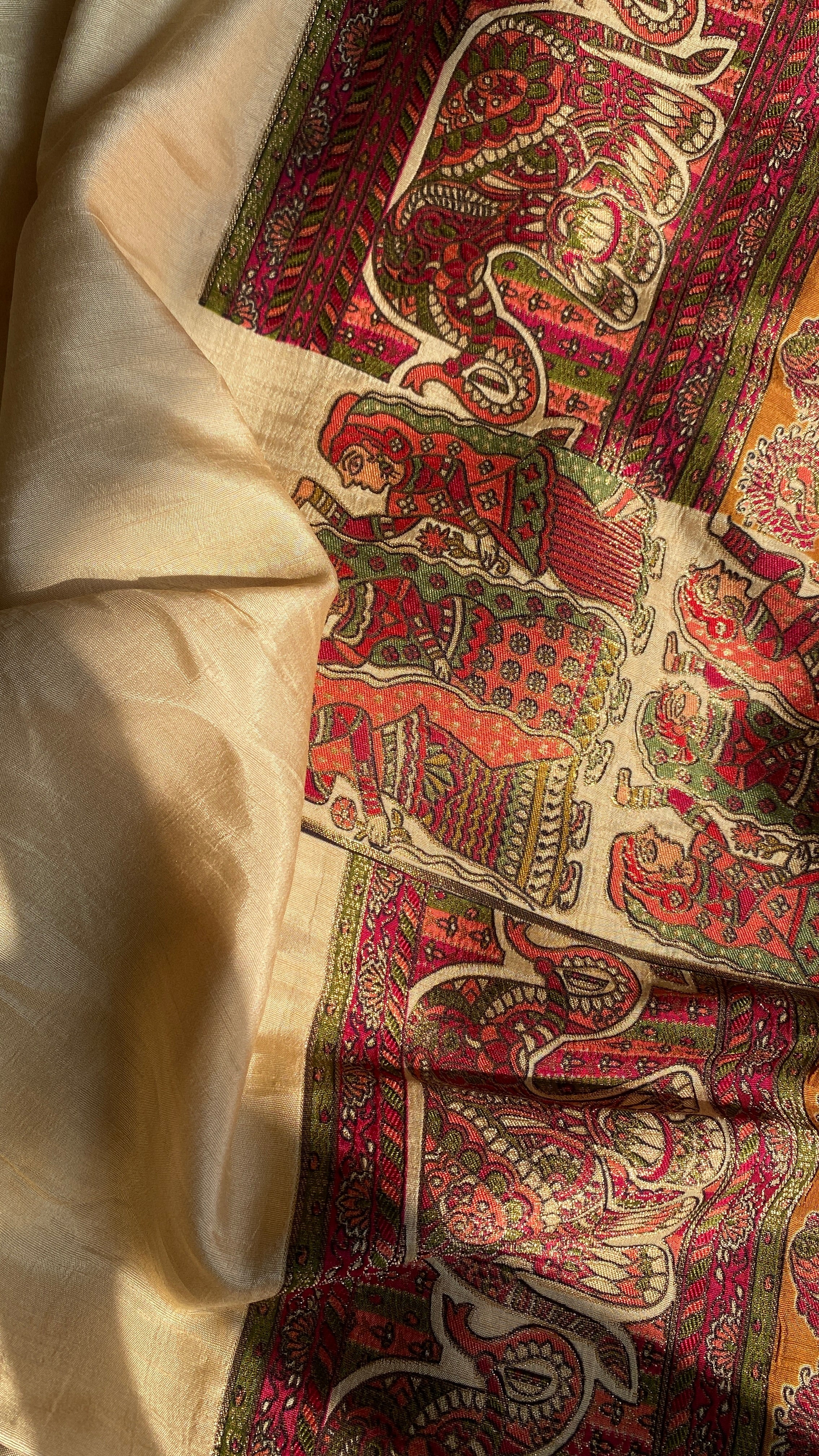 Madhura Raga Raw Silk Saree