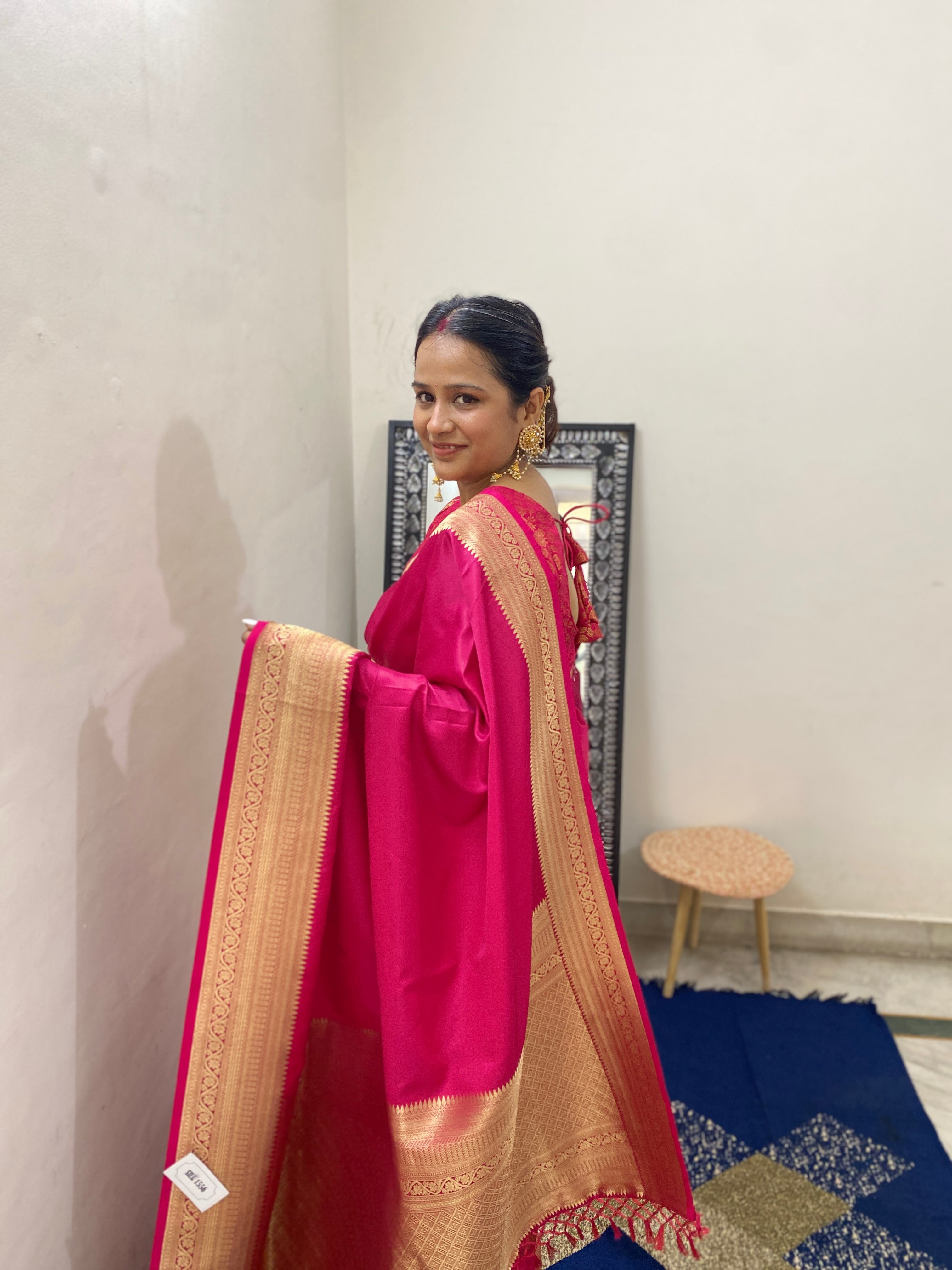 Pushpa Raga Banarasi Silk Saree