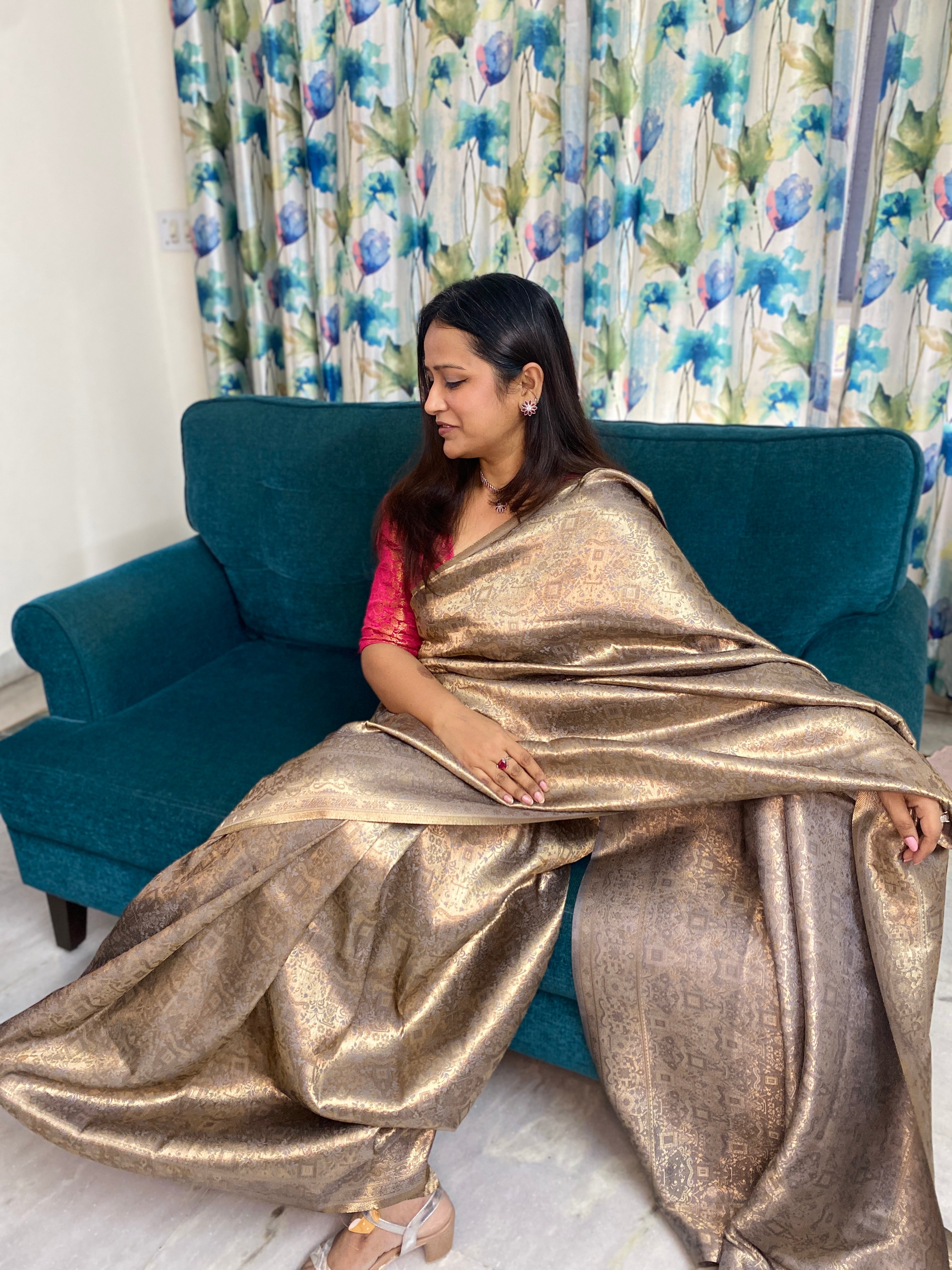 Suvarna Jyoti Kanjivaram Silk Saree