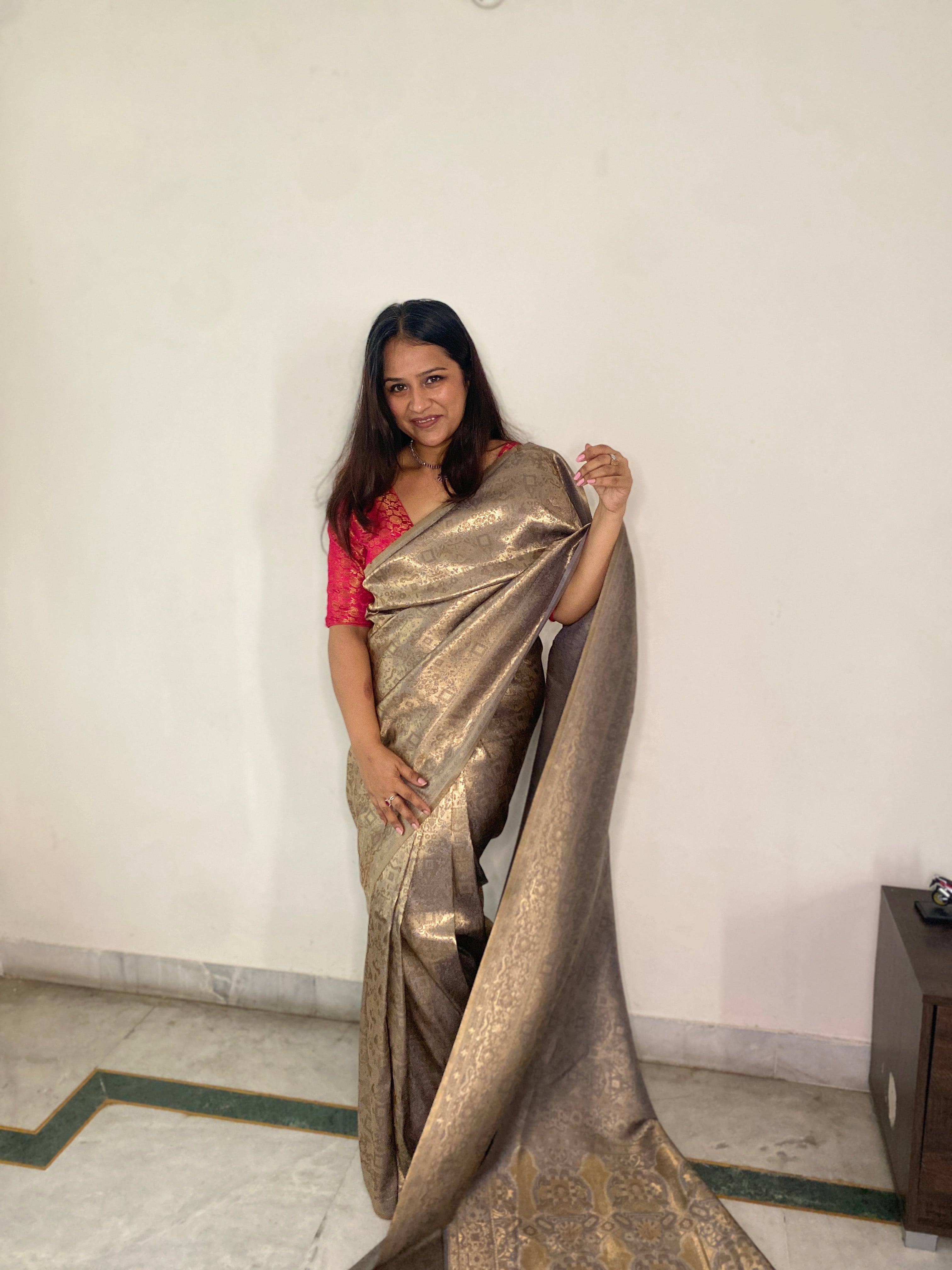 Suvarna Jyoti Kanjivaram Silk Saree