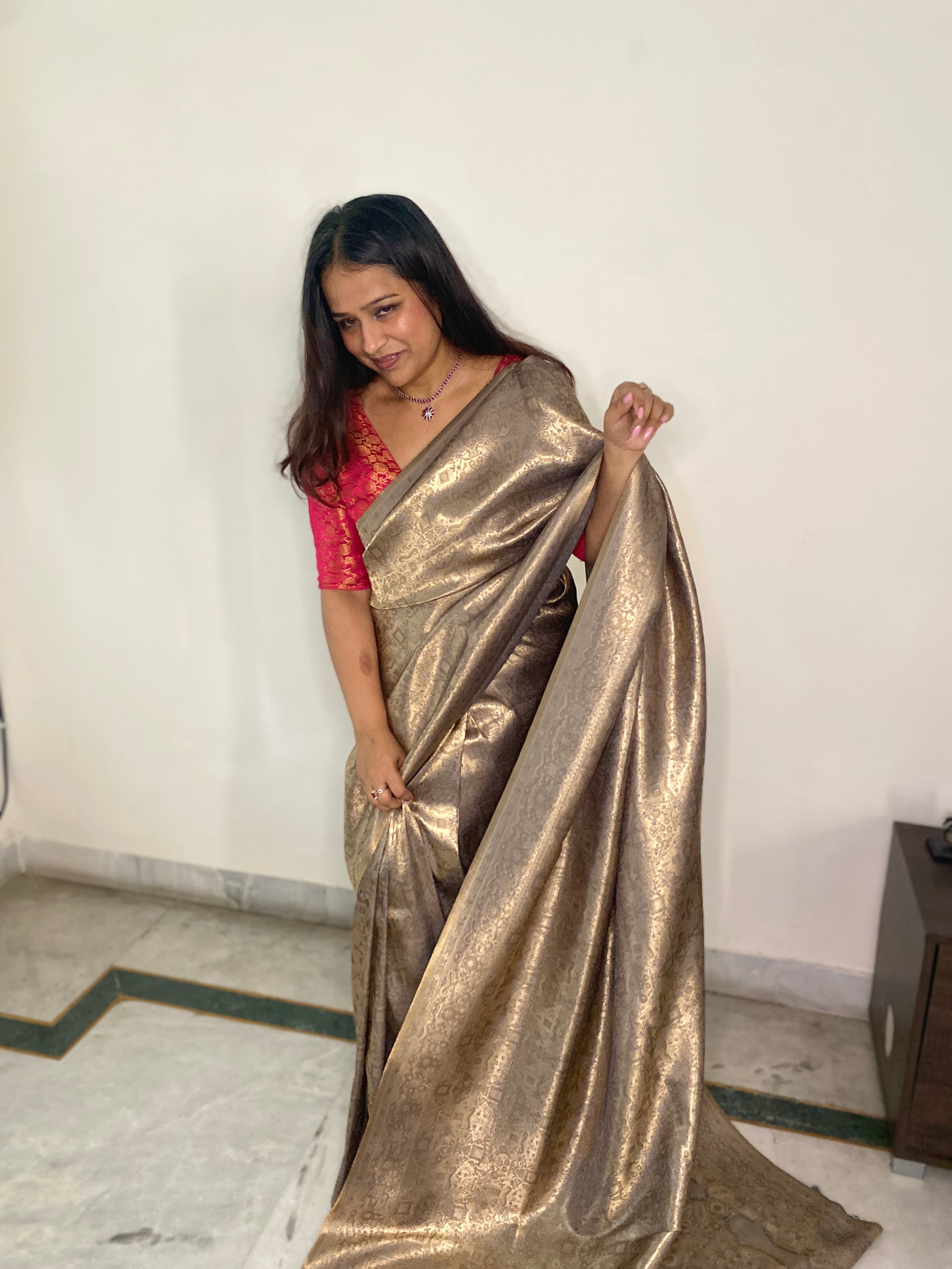 Suvarna Jyoti Kanjivaram Silk Saree