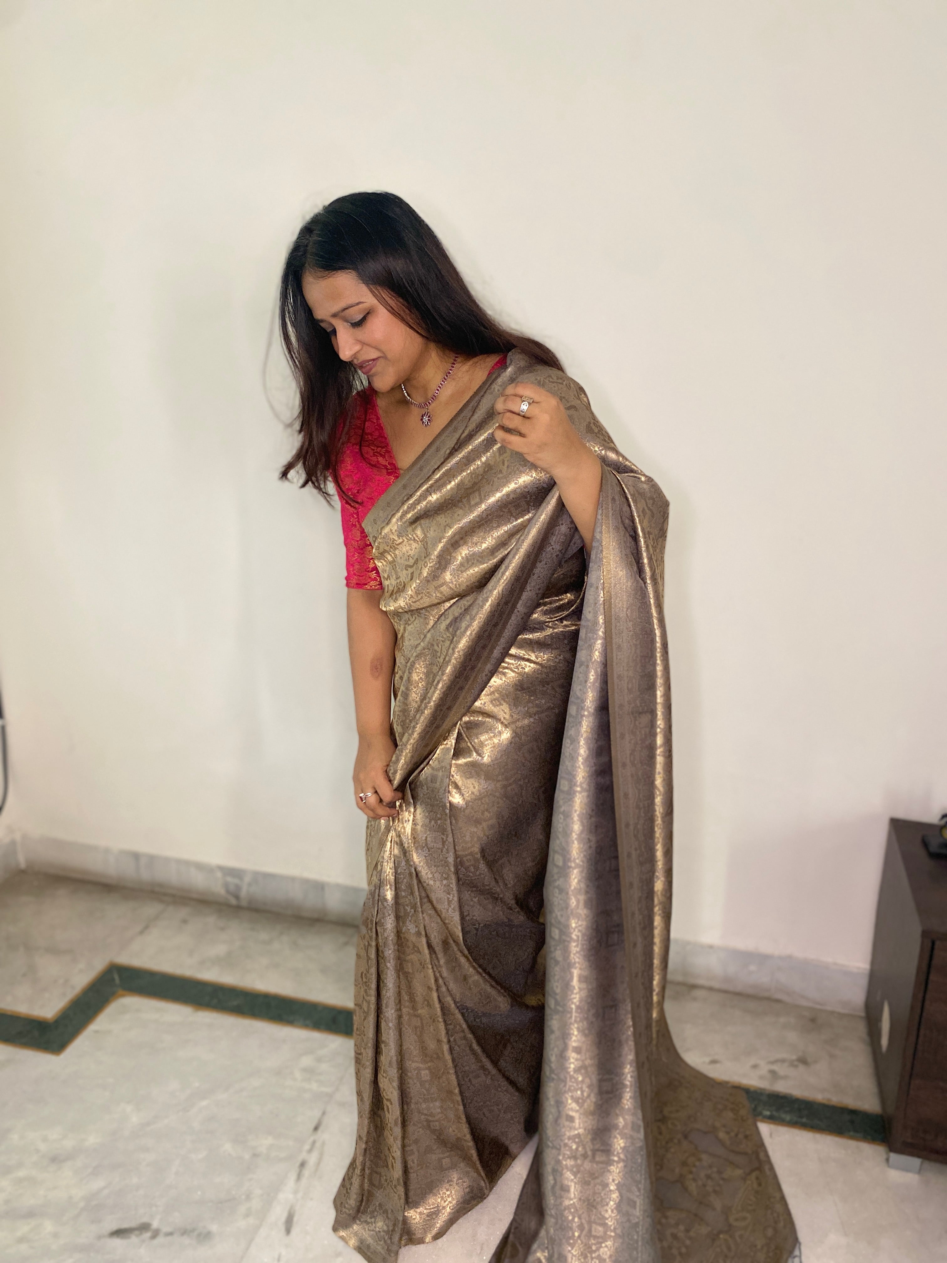 Suvarna Jyoti Kanjivaram Silk Saree