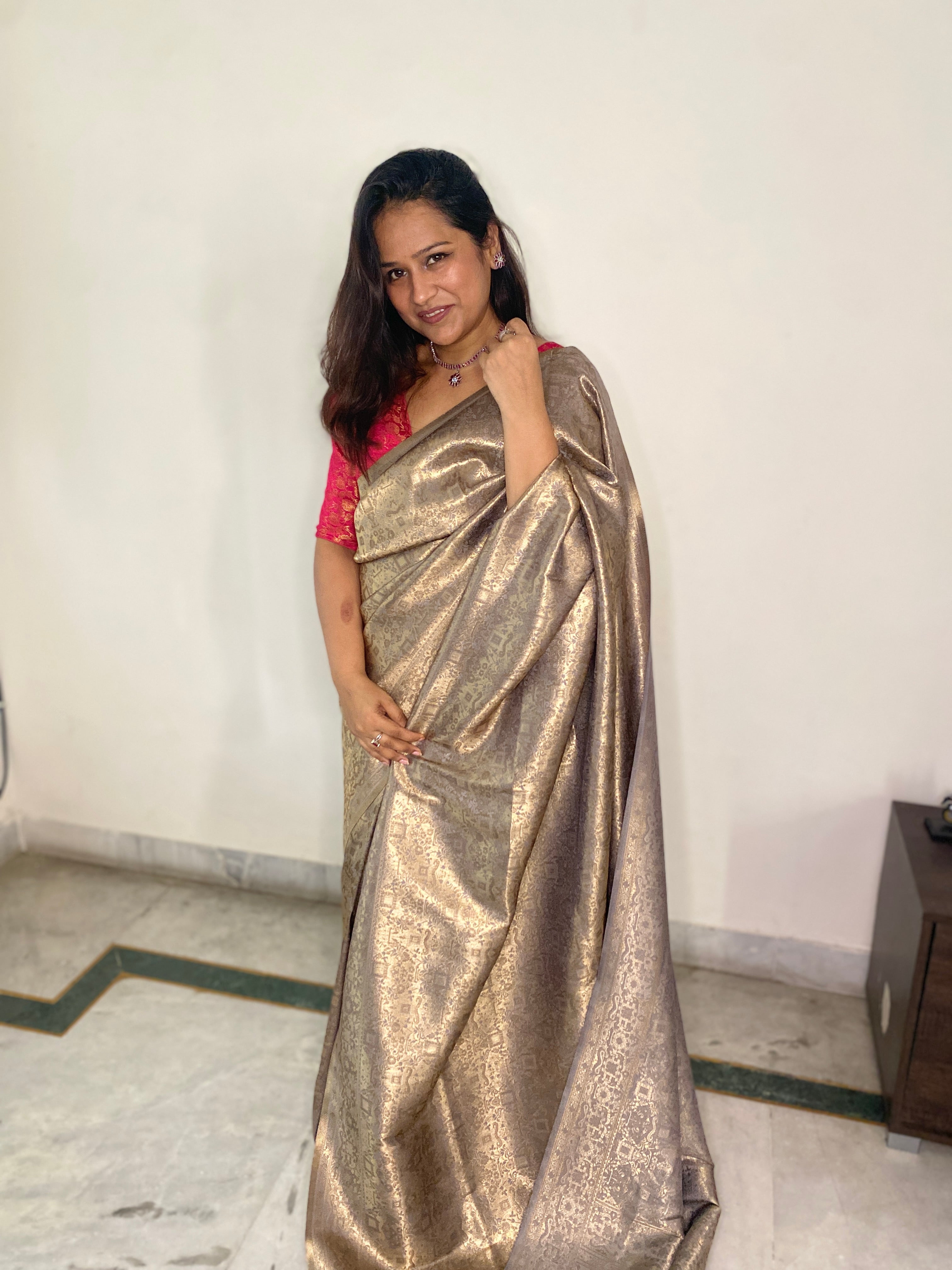 Suvarna Jyoti Kanjivaram Silk Saree