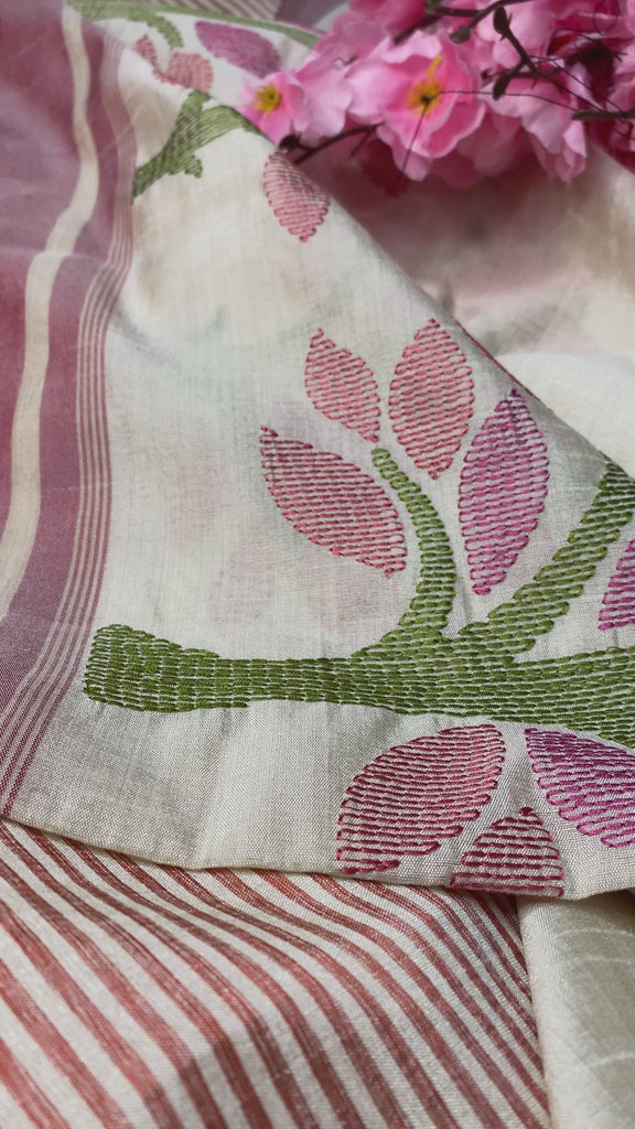 Kusum Bela Chanderi Silk Saree