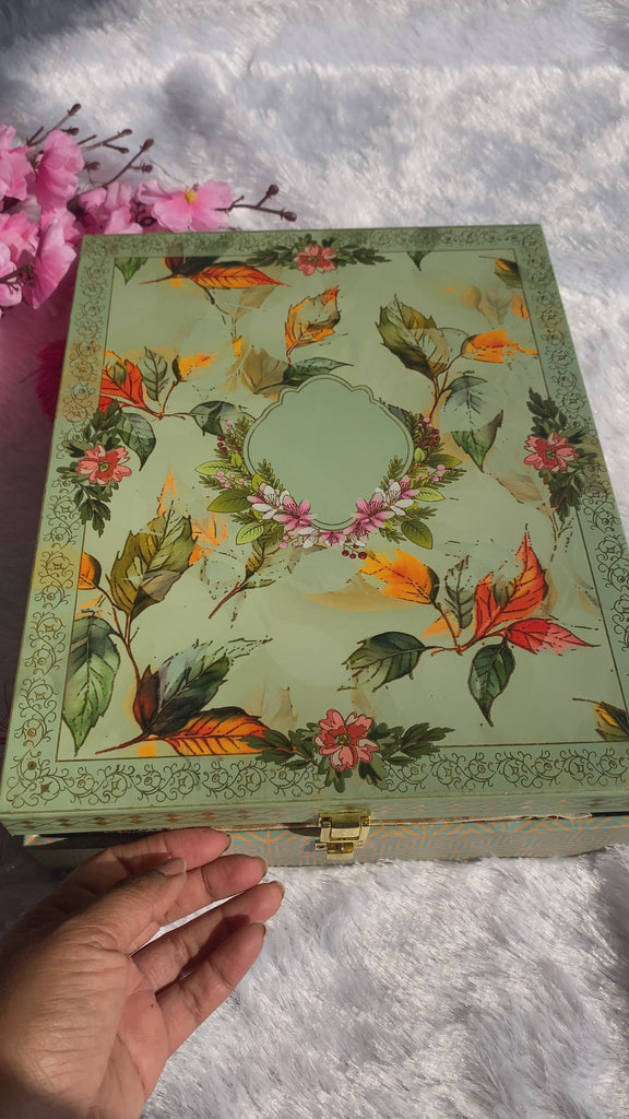 Madhubani Inspired Raw Silk Saree