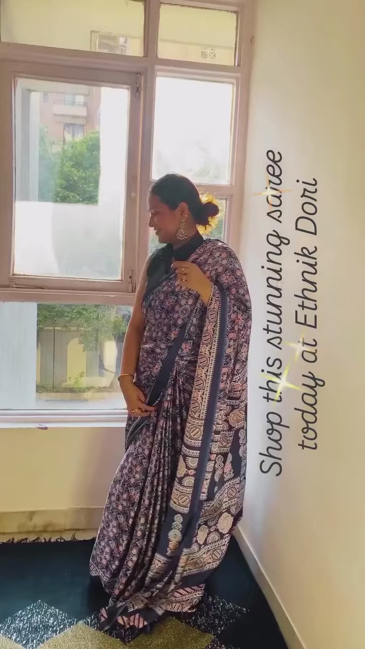 Saanjh Noor Satin Silk Saree